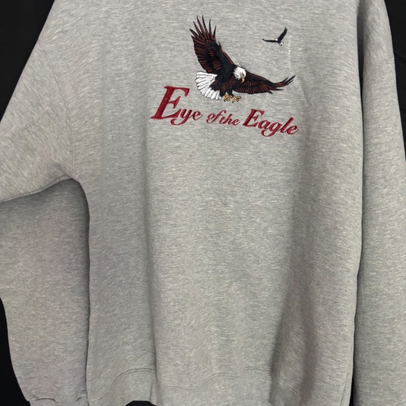 Vintage Headwaters Unisex Adult Eye Of The Eagle Pullover Fleece Sweatshirt - Picture 2 of 6